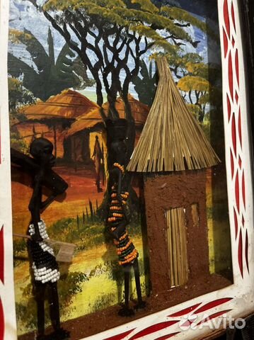 Картина из занзибара, эбеновое дерево