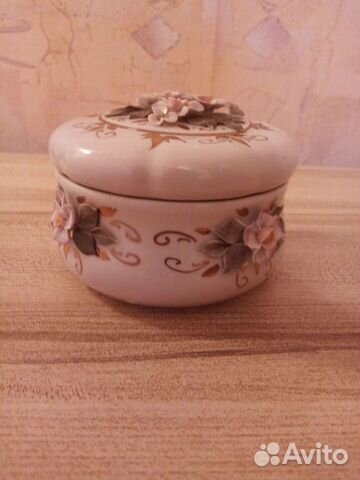 Шкатулка, фарфор