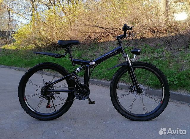 Велосипед складной двухподвес Okk 26-S21 со склада