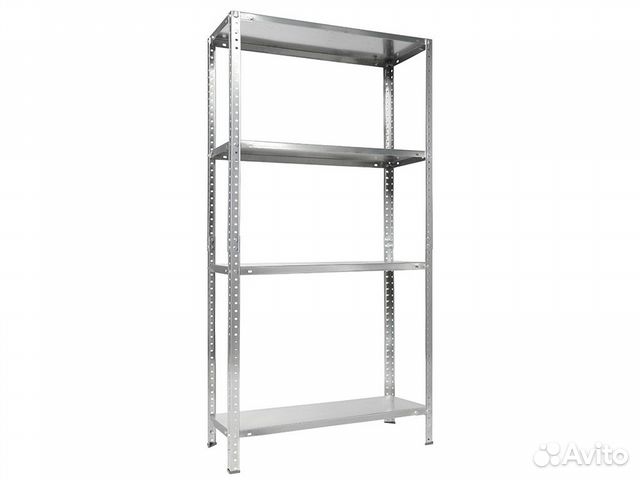 Стеллаж ES 150KD/75Х30/4 оцинкованный