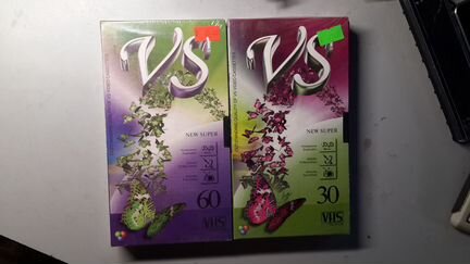 Видеокассеты VHS новые запечатанные и с записью