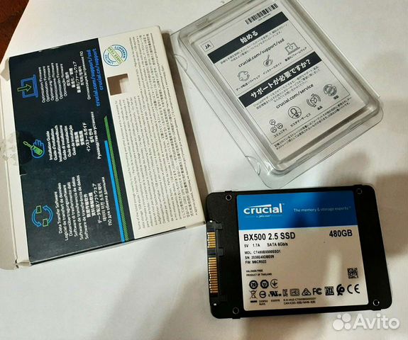 SSD 480Gb Crucial BX500