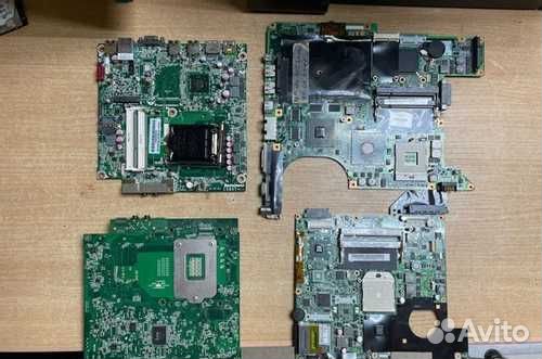 Материнские платы на ноутбуки рабочие и на донорос