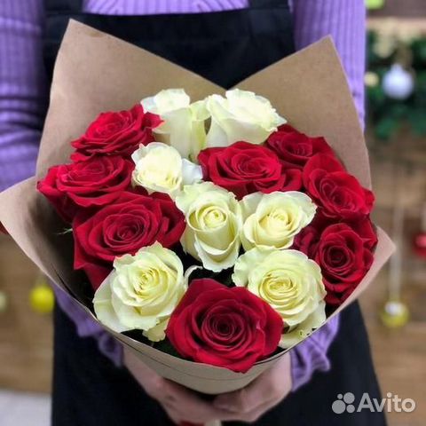 Букет из 15 роз Цветы Розы Владимир