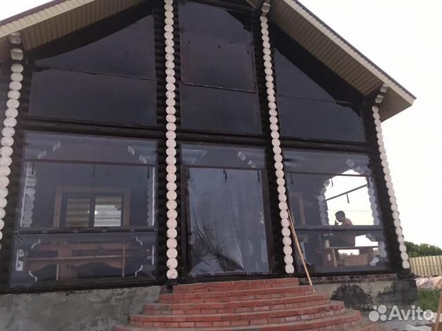 Мягкие окна из тонированной пвх