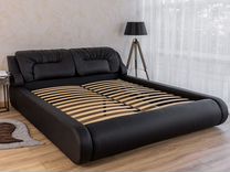 Кровать двухспальная новая черная Валенсия