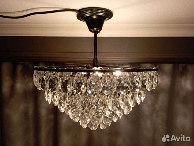 Люстра - плафон металлический 1974 год