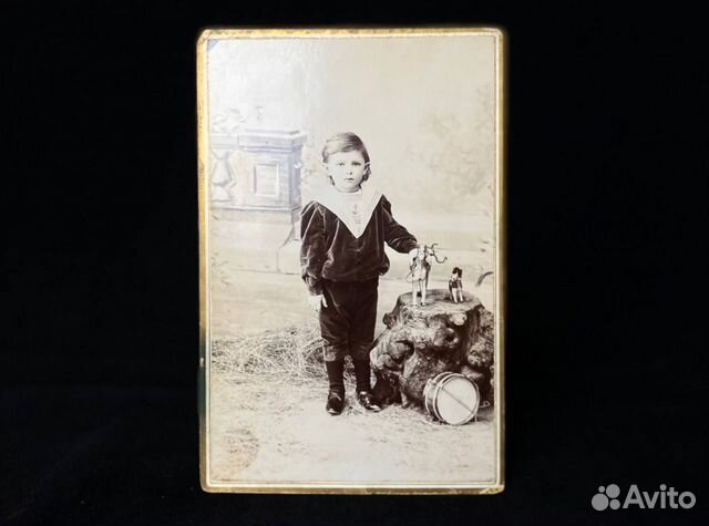 Старая фотография, портрет ребенка, Иркутск