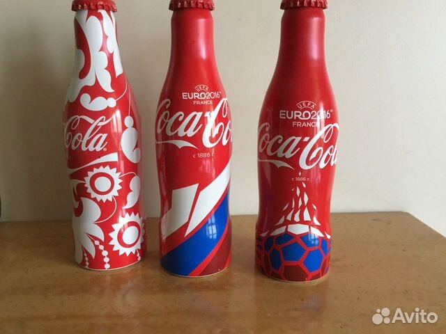 Коллекционные Бутылки « coca cola Футбол 2016