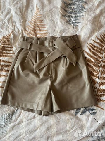 Шорты кожаные