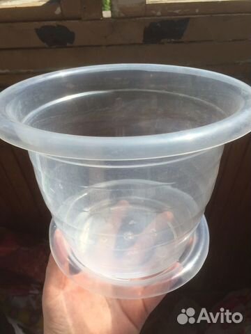 Горшок для орхидеи пластик