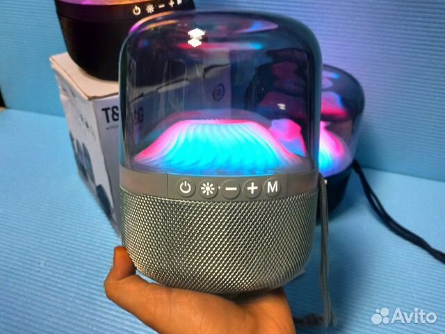 Блютуз колонка неоновая подсветка T&G