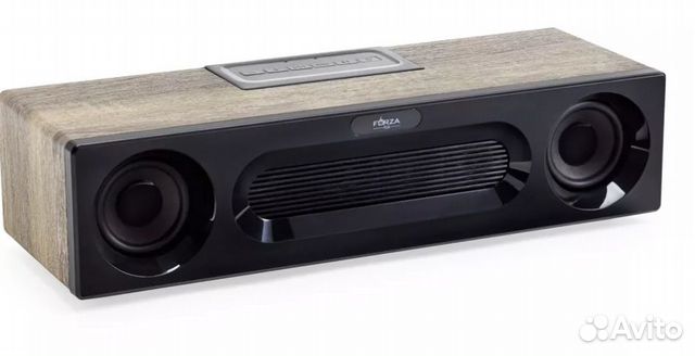 Новая Колонка беспроводная интерьерная, дерево,саб