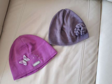 Шапки на девочку 4-7 лет