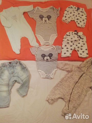 Одежда для малыша 24 предмета. Всё Как Новое