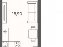 Квартира-студия, 23,8 м², 15/26 эт.