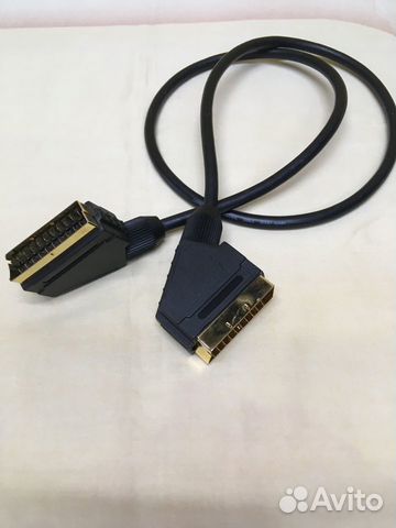 Продается кабель с разьемом scart длинна 1 метр