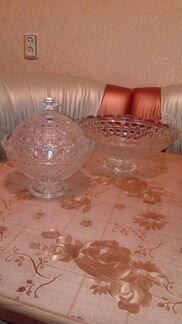 Хрустальные вазы для фруктов