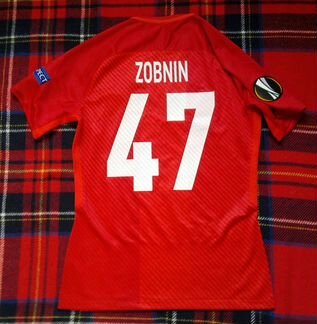 Игровая майка Зобнин Лига европы Спартак