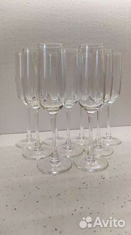 Новые Бокалы 12 шт для шампанского вина