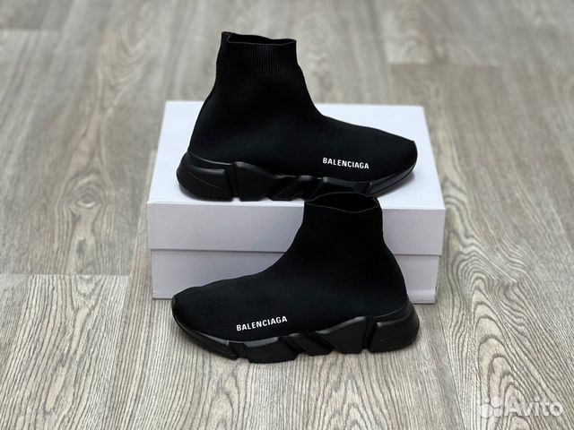 Кроссовки Balenciaga Speed Socks Trainer Black 36