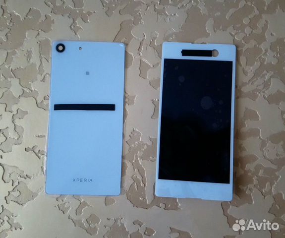 Дисплей с тачскрином+задняя крышка sony xperia M5