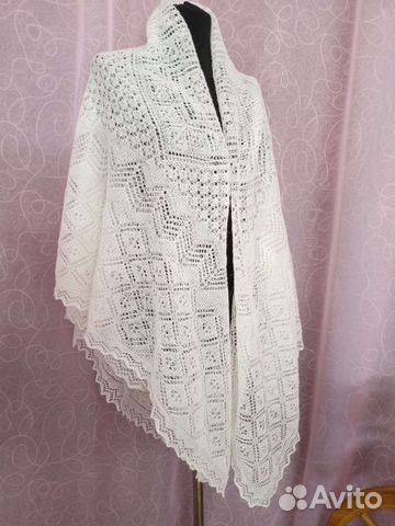 Паутинка пуховая, платок