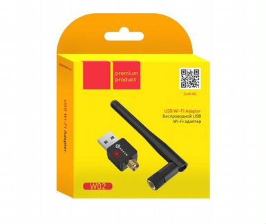 WiFi адаптер для пк и ноута (с антенной)