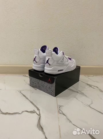 Кроссовки nike air jordan 4 white