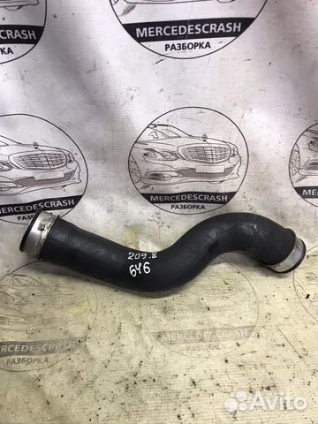 Патрубок интеркулера ом 646 Мерседес w209