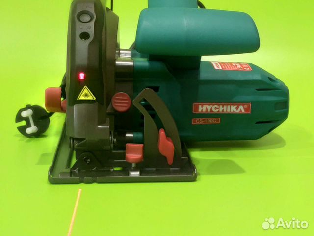 Пила циркулярная Hychika 1500W ; лазер ; 2 диска