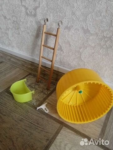 Колесо лестница кормушка для хомяка