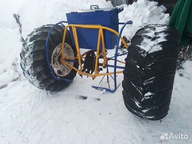 Задний мост снегохода