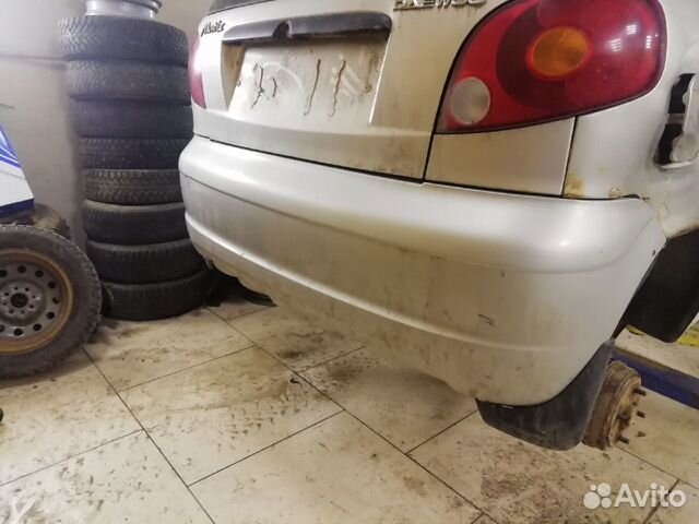 Бампер задний дэу матиз