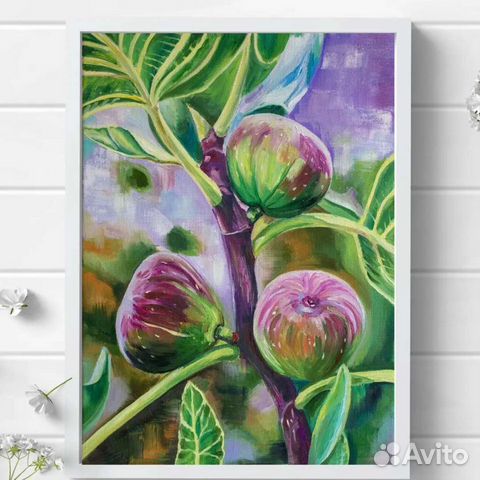 Картина маслом на холсте натюрморт 