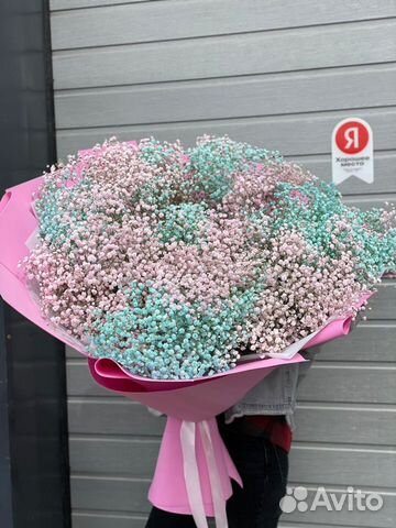 Букет гигант из гипсофил цветы, доставка