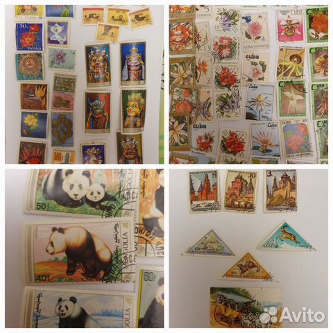 Марки Куба, Польша, Чехословакия, Болгария,сср
