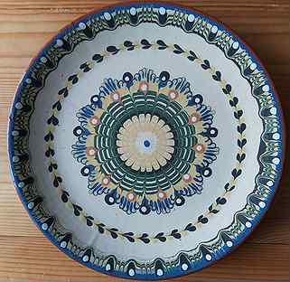 Болгарская керамика блюдо тарелка