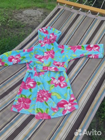 Теплый детский халат