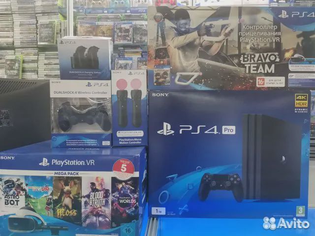 PS4 Pro б.у 1тб - игровой магазин на Гагарина