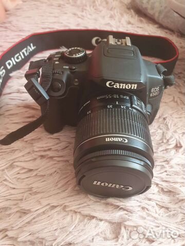Зеркальный фотоаппарат canon 650d