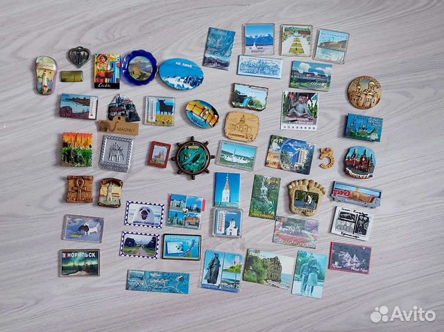 Магниты города страны Новый год животные