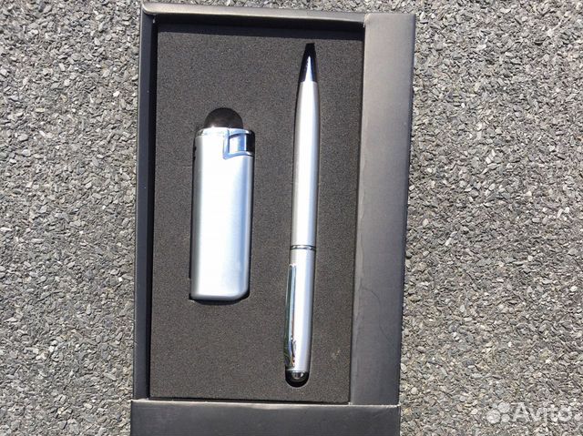 Подарочный набор шариковая ручка и зажигалка