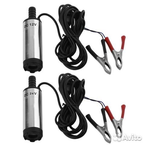 Насос погружной д/дизельного топлива 12/24 20л/м