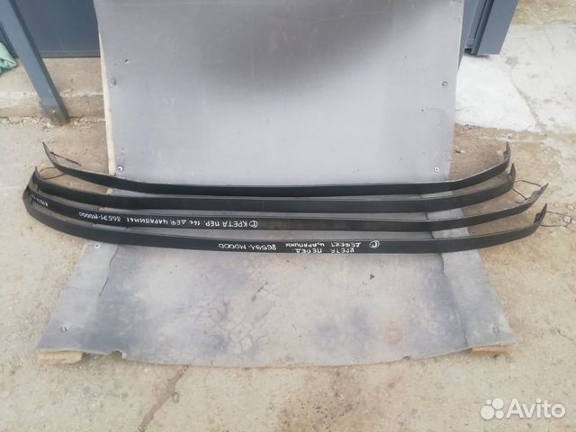 Hyundai Creta с 2016 г Юбка переднего бампера