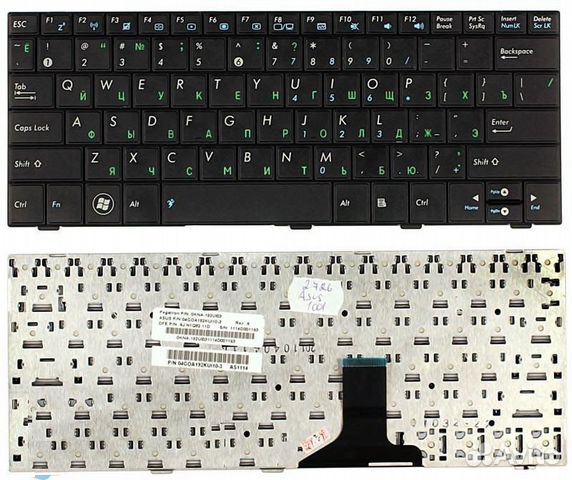 Клавиатура Asus Eee PC 1001h