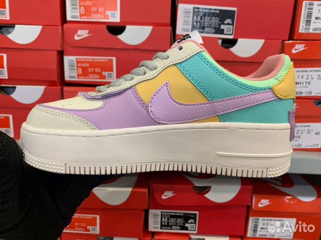 pastel nike af1 shadow