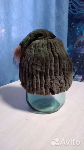 Шапка зимняя меховая женская натуральный мех
