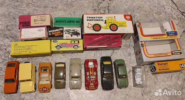 Модели СССР пластик металл и коробки