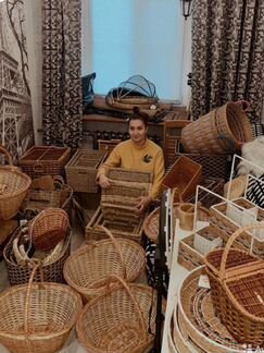 Плетеные корзины